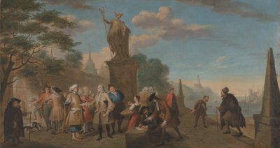 Allegorie van Handel door John Theodore Heins